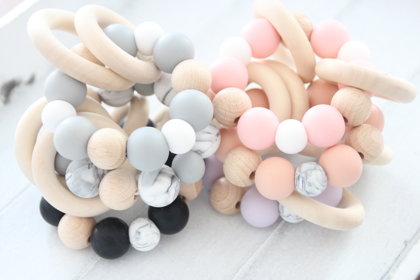 Graušanas manta ar koka riņķiem