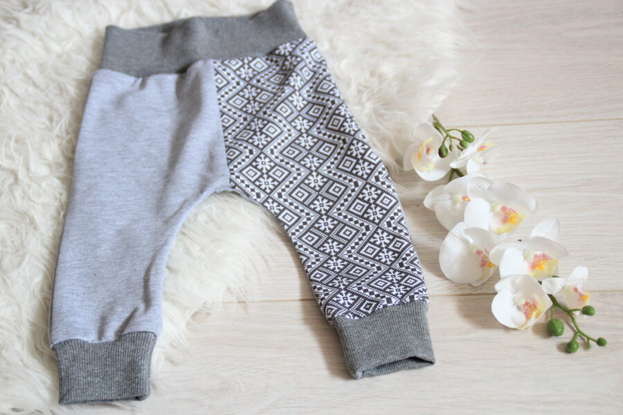 Latviskās bikses - pelēkās